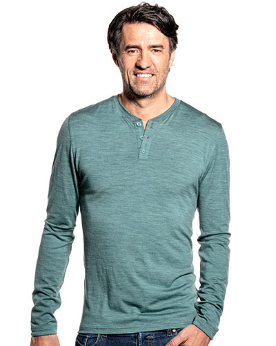 Andere plaatsen realiteit Aanvankelijk T-shirts met knoopjes voor heren van 100% merinowol | Joe Merino Andere plaatsen realiteit Aanvankelijk T-shirts met knoopjes voor heren van 100% merinowol | Joe Merino