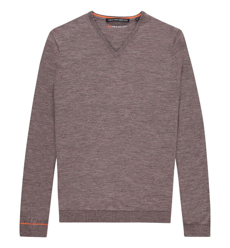 Hochwertige Geschenke für Männer: Extralanger Pullover mit V-Ausschnitt