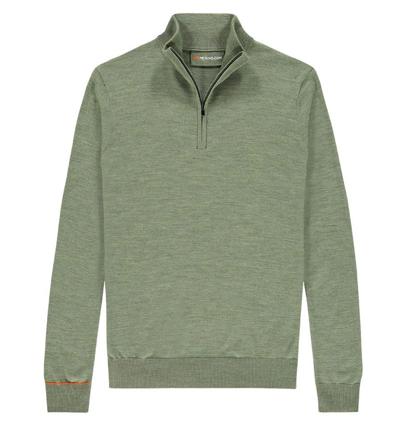 Hochwertige Geschenke für Männer: Extra langer Pullover mit Reißverschluss
