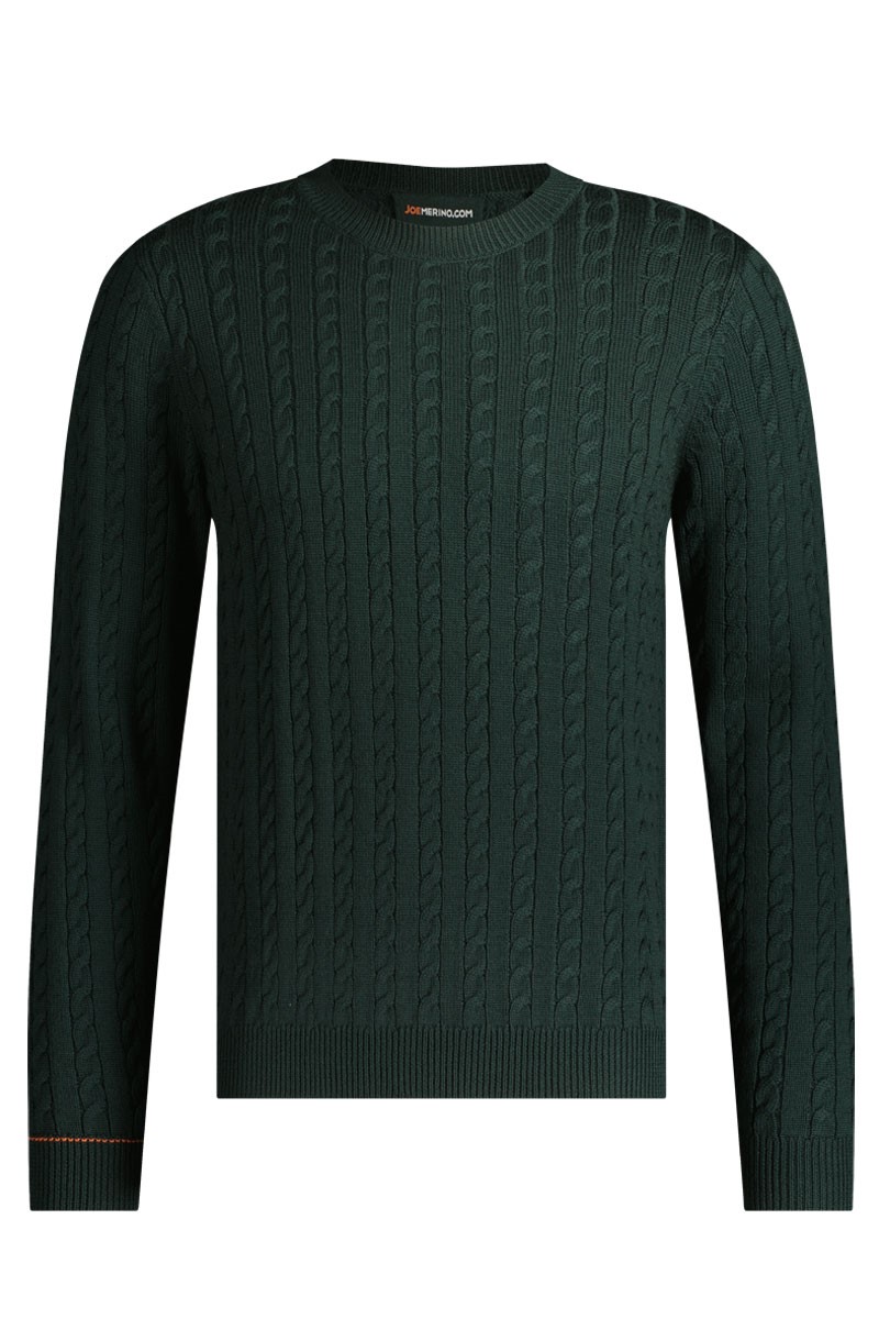 Hochwertige Geschenke für Männer: Pullover mit Zopfmuster aus Wolle