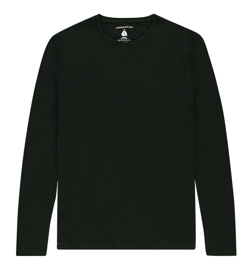 Hochwertige Geschenke für Männer: Merinoshirt mit langen Ärmeln