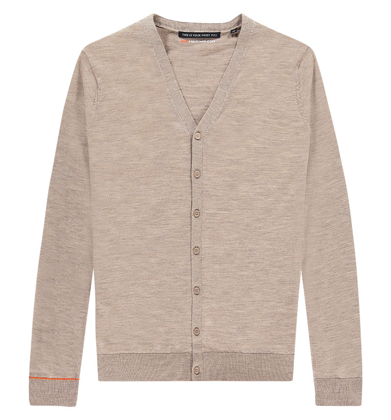 Geschenke für Männer bis 150 Euro: Merino Cardigan mit Knopfleiste