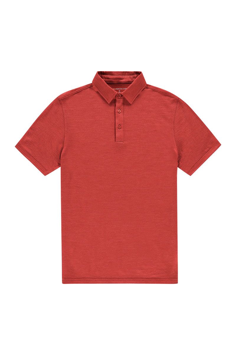 Golf Poloshirt Herren Rot