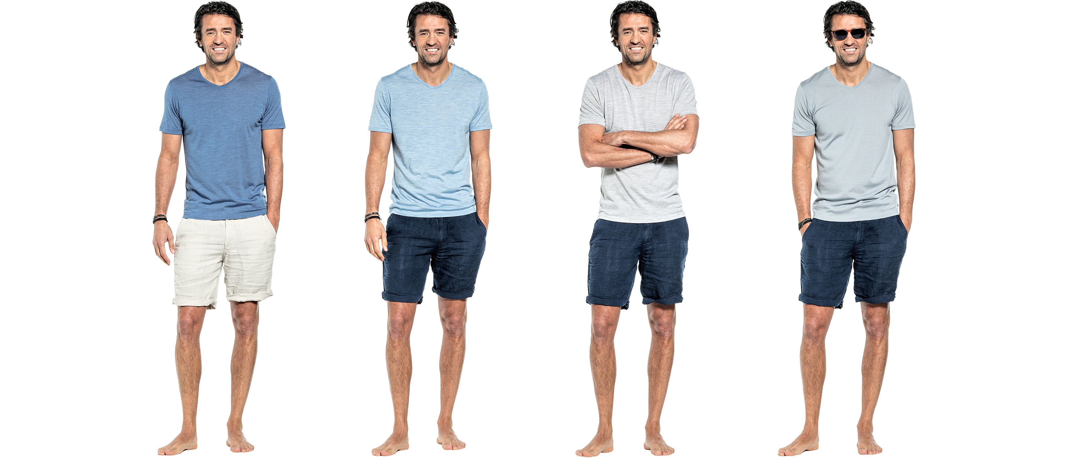 Ademende zomershirts voor heren gemaakt van de fijnste merino wol.