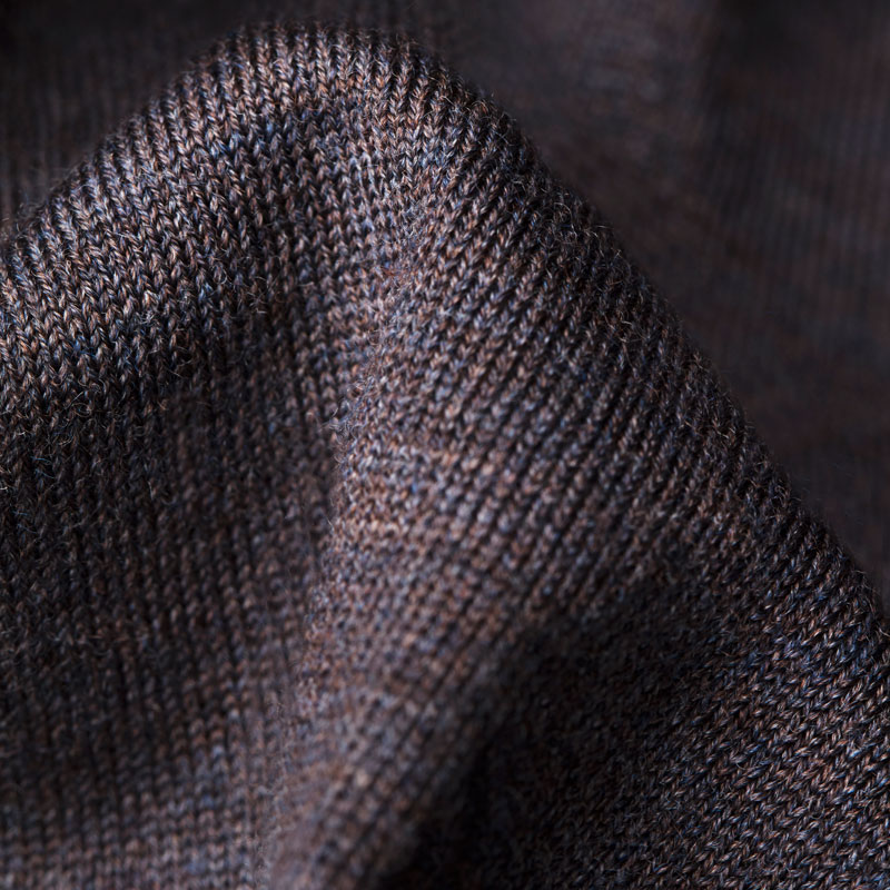 macro foto van stof merinowollen lange trui